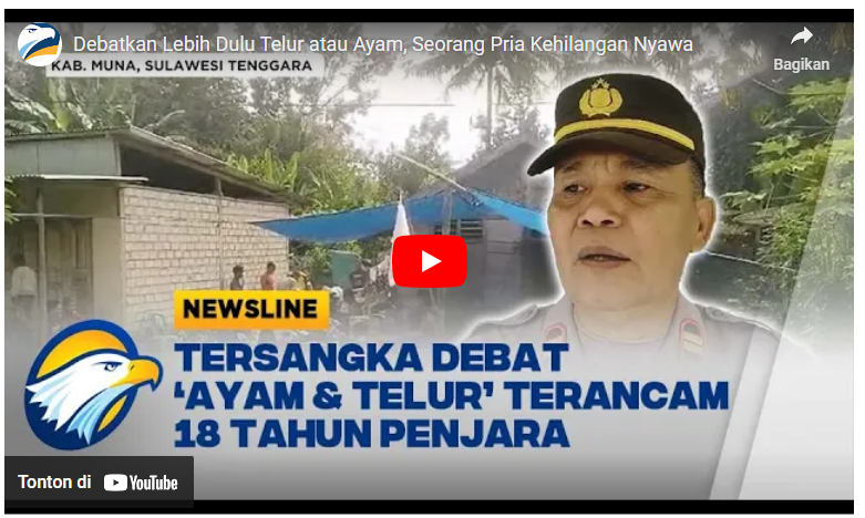 Debatkan Lebih Dulu Telur atau Ayam, Seorang Pria Kehilangan Nyawa Kejadian Di Desa Labasa, Kabupaten Muna